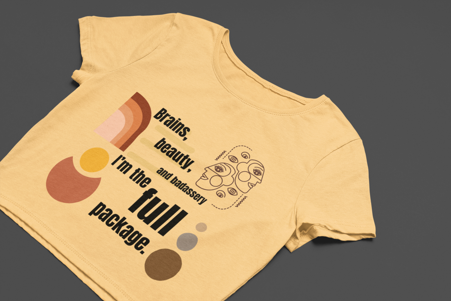 The Full Package | Feminist Women's Crop Top