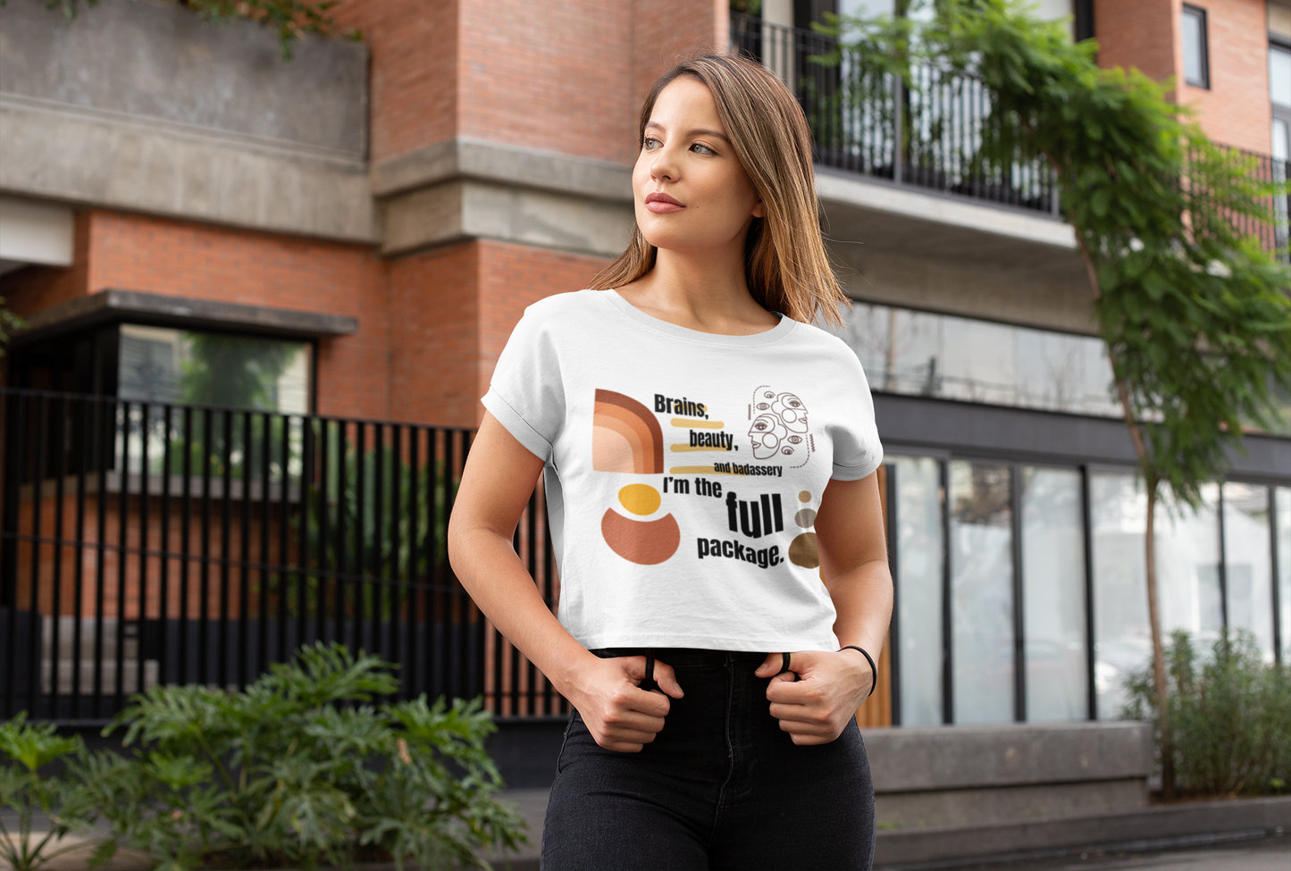 The Full Package | Feminist Women's Crop Top