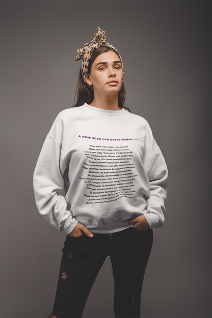 Every Woman-Bold Comfort Unisex Sweatshirt