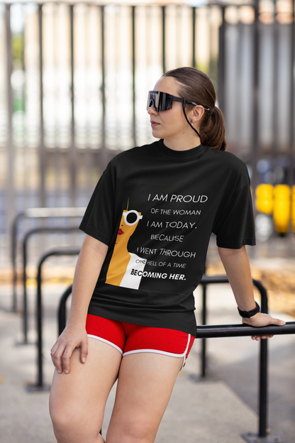 Becoming Her | Feminist Oversized Unisex T-shirt