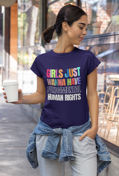 Funny Feminist T-shirt - Fundamental Human Rights