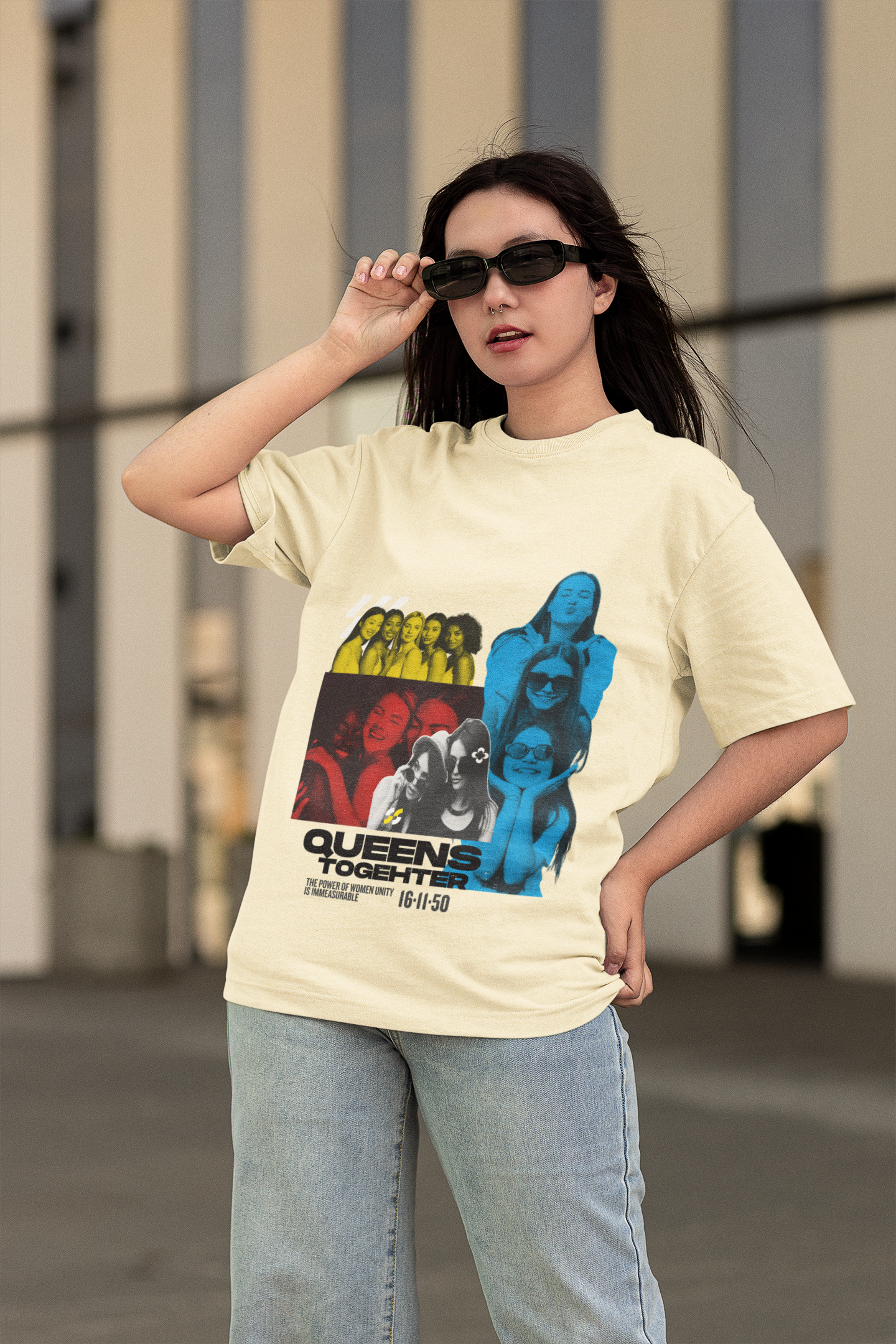 Queens Together | Feminist Oversized Unisex T-shirt