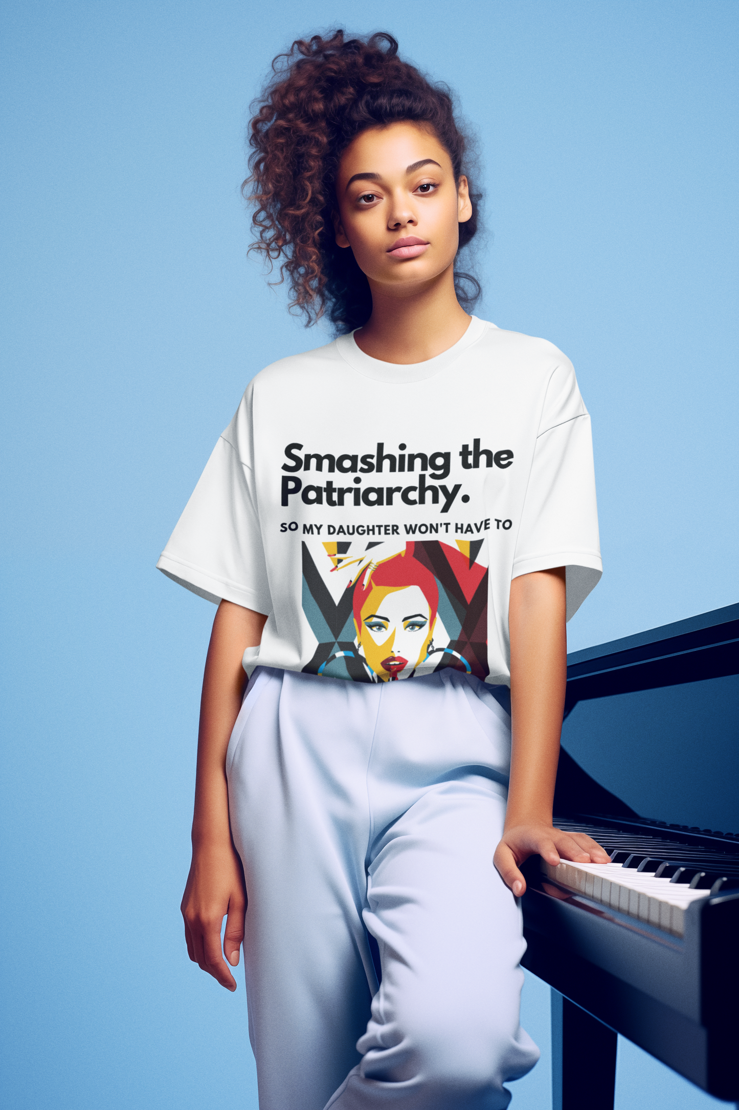 Smashing Patriarchy | Feminist Oversized Unisex T-shirt