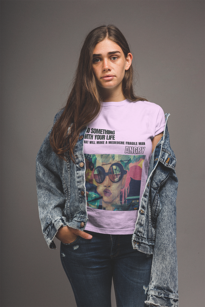 Funny Feminist T-shirt - Angry