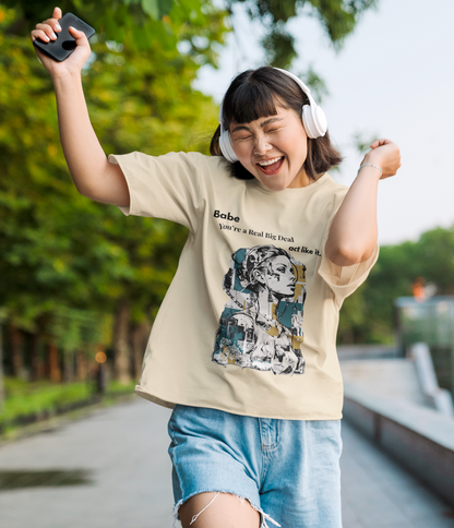 Act Like It - Premium Feminist Oversized T-shirt