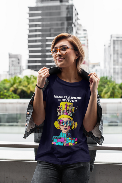 Funny Feminist T-shirt - Mansplaining