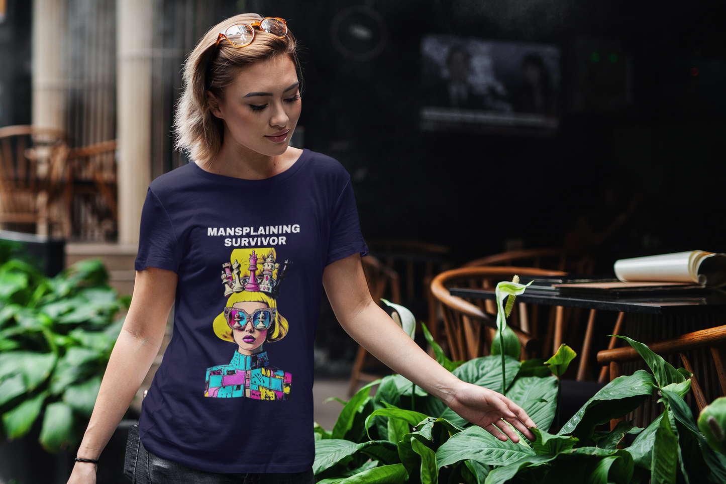 Funny Feminist T-shirt - Mansplaining