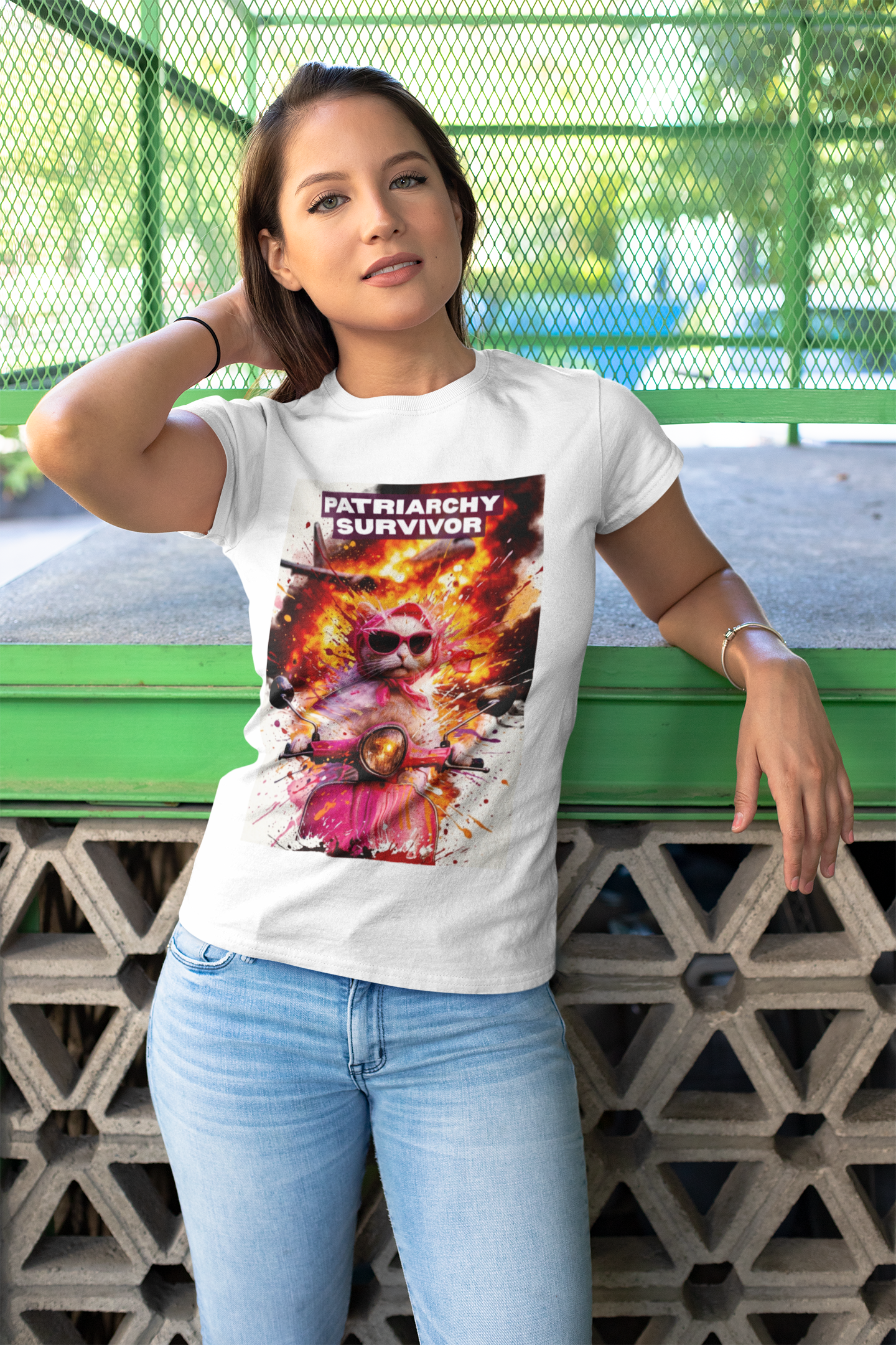 Funny Feminist T-shirt - Patriarchy Survivor