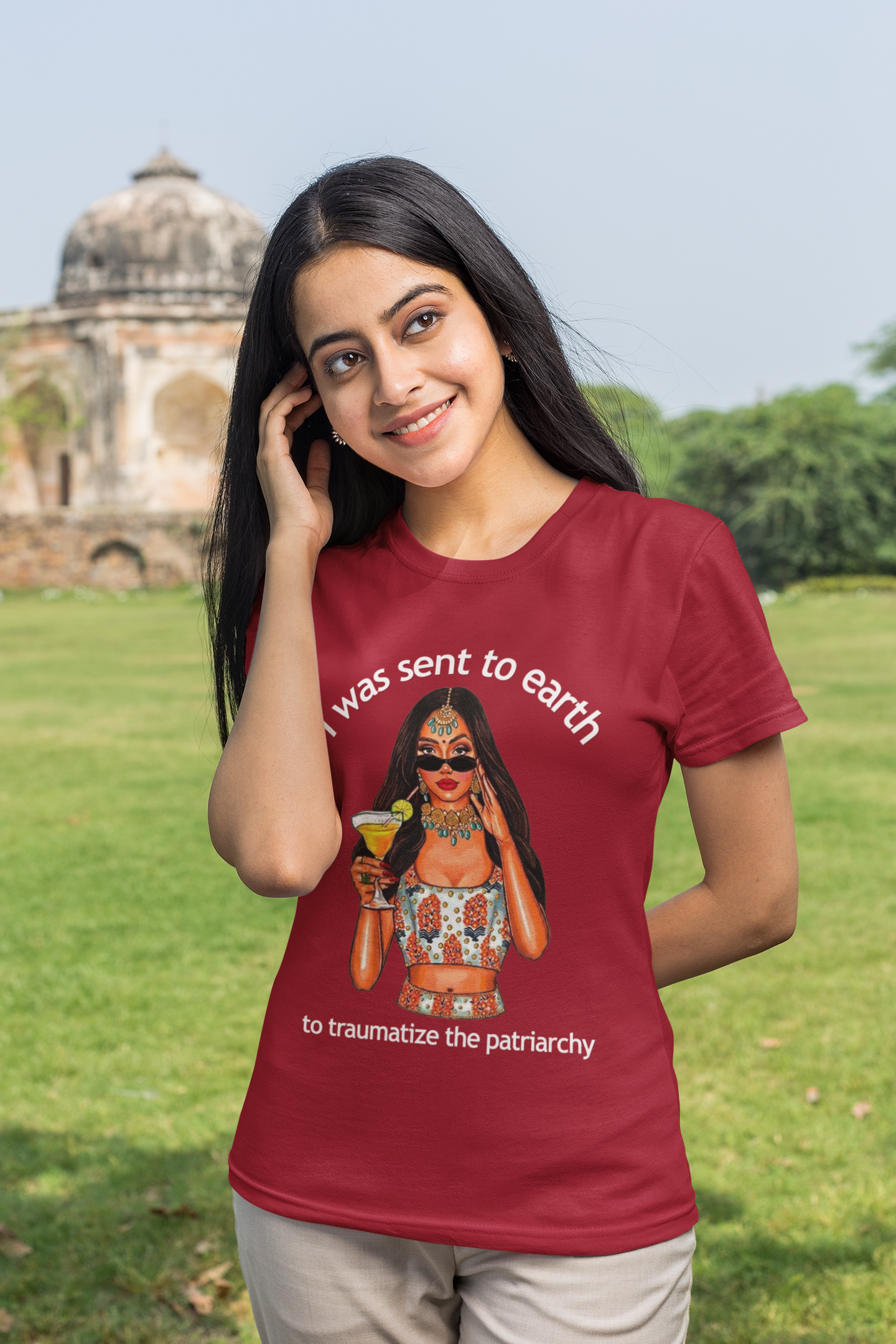 Funny Feminist T-shirt - Traumatize Patriarchy