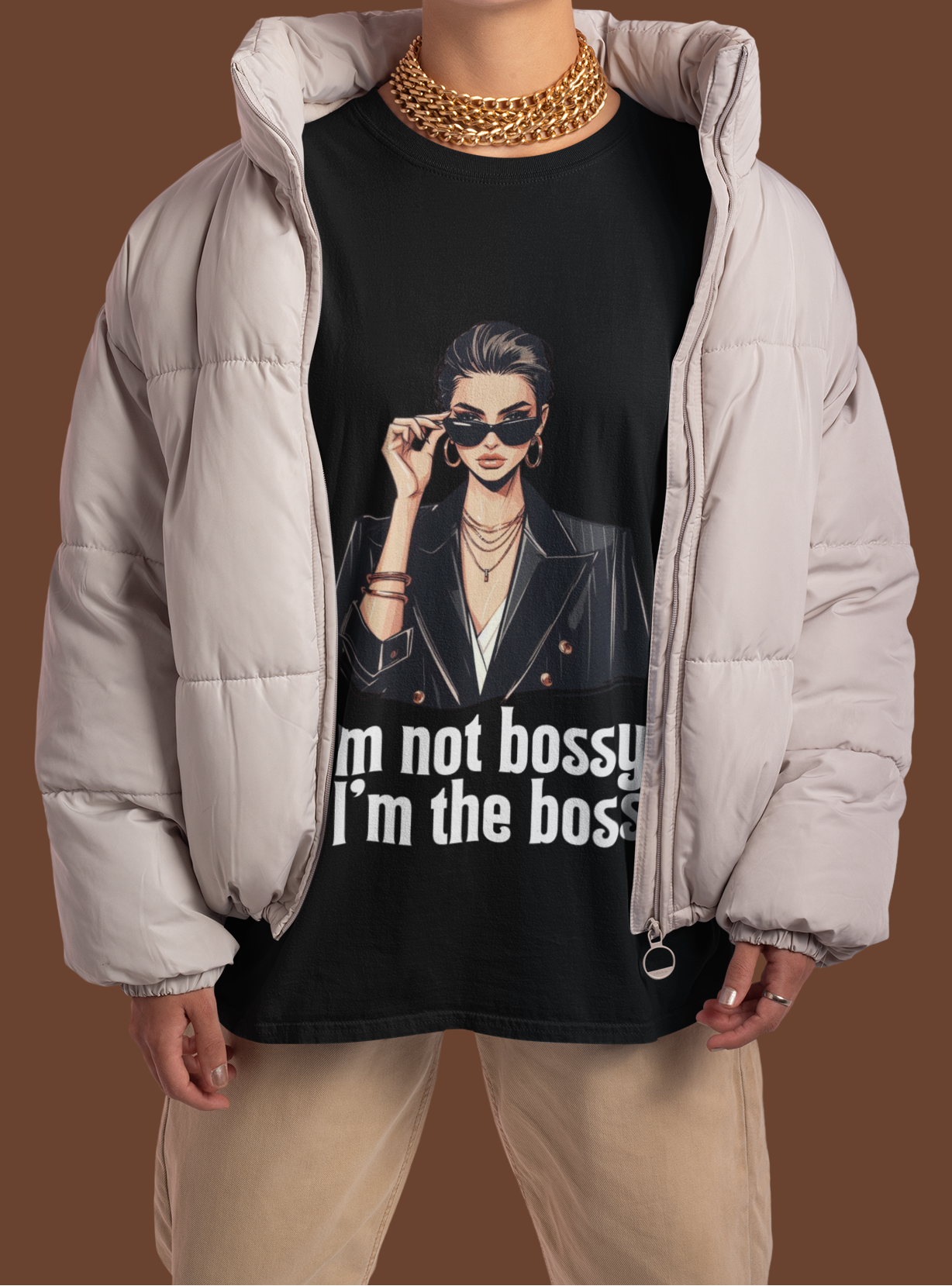 I'm the Boss | Feminist Oversized Unisex T-shirt