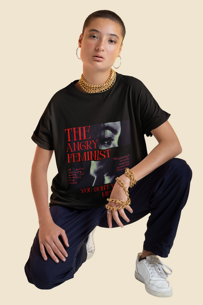 Angry Feminist | Oversized Premium Tshirt, Sweatshirt, Hoodie