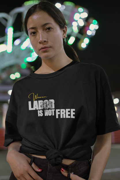 Women Labor - Premium Feminist Oversized T-shirt